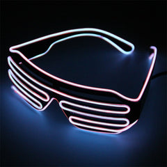 Riding Glasses  LED Glasses Light Up Shades Flashing Rave Wedding Party Glasses New