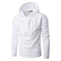 Stylish Men Hoodies Sweatshirt Casual Double Zipper Long Sleeve Hooded Hoodie Coat Jackets Tracksuits For Men S-L