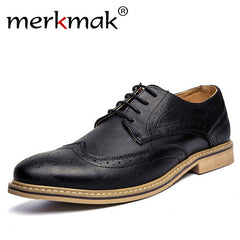 Merkmak Casual Businesss Oxfords Men's Shoes 2017 Fashion Breathable PU leather Men's Flats Footwear Shoes Moccasins Wholesale