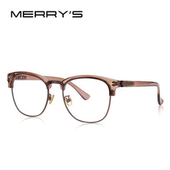 MERRY'S DESIGN Men/Women Classic Retro Eyeglasses Half Metal Eyewear S'2071